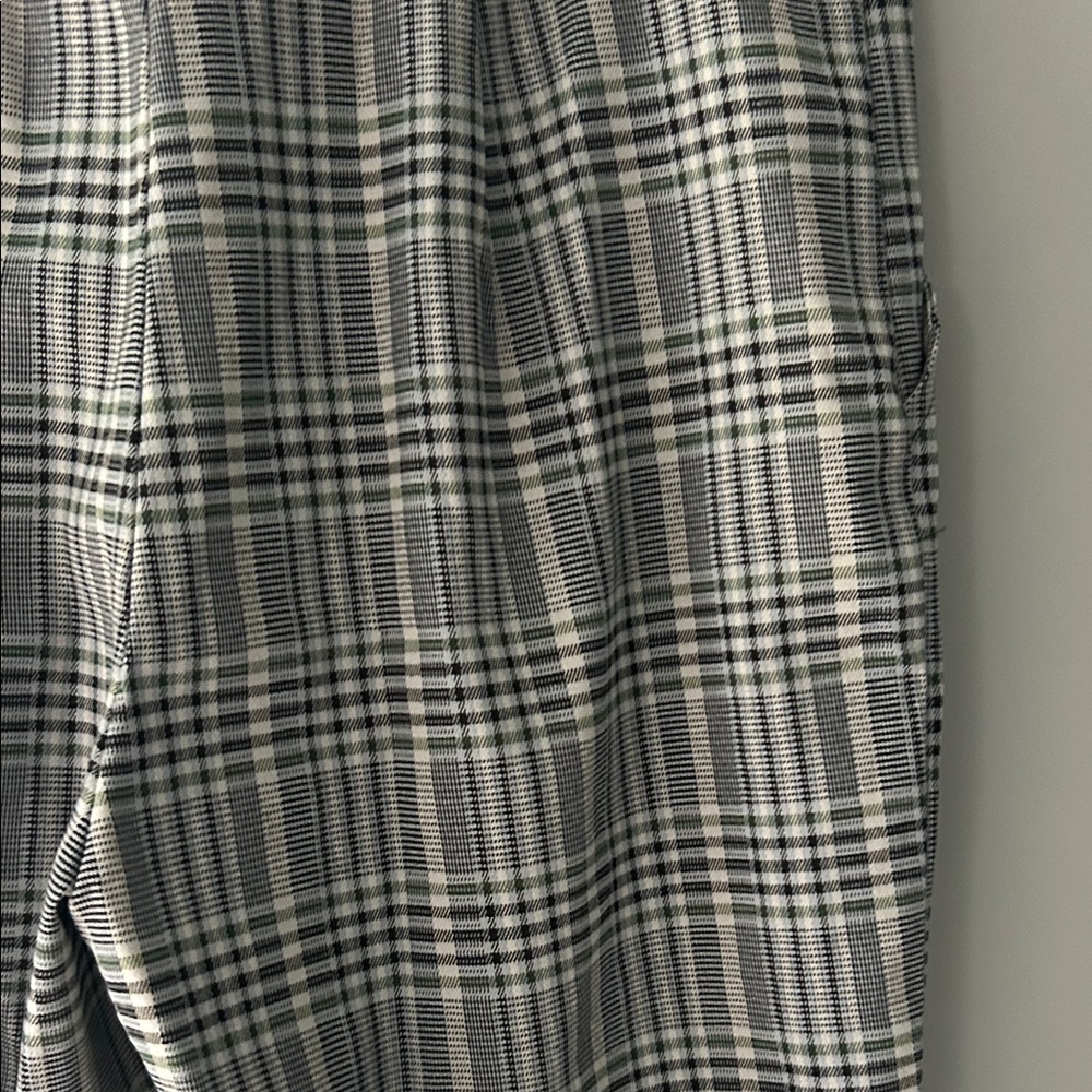 Tilly's Women's Plaid Trousers - Black and White - Picture 6 of 6